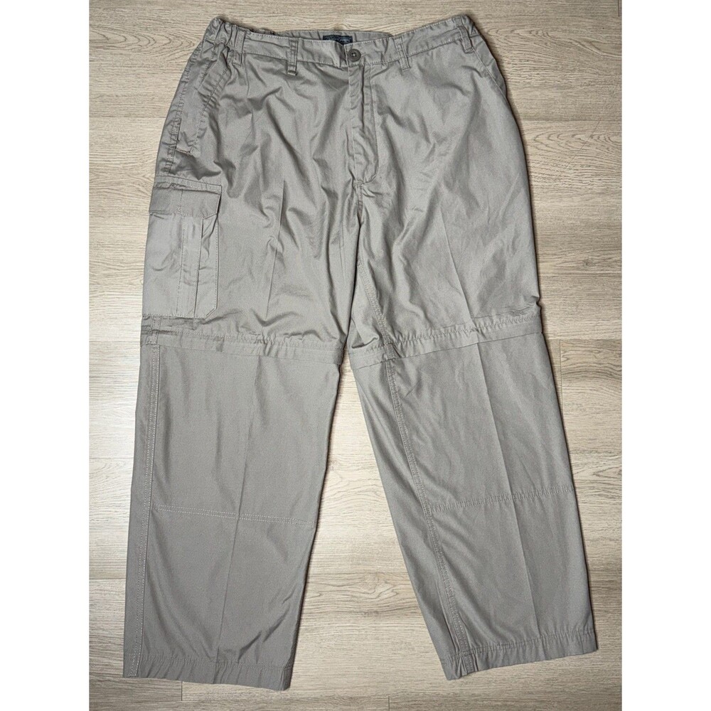 Craghoppers Convertible Zip Off Cargo Pants Mens 38S Khaki Beige Hiking Outdoor